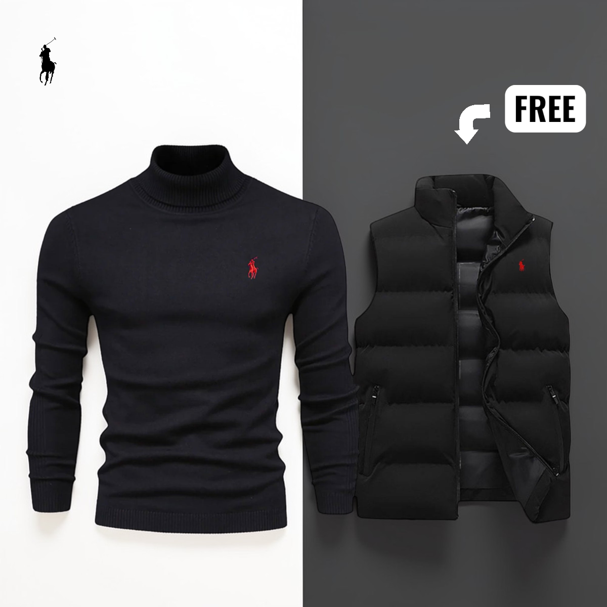 Kingsley RL™ | Knit Gilet + Free Sweater – Clearance Sale