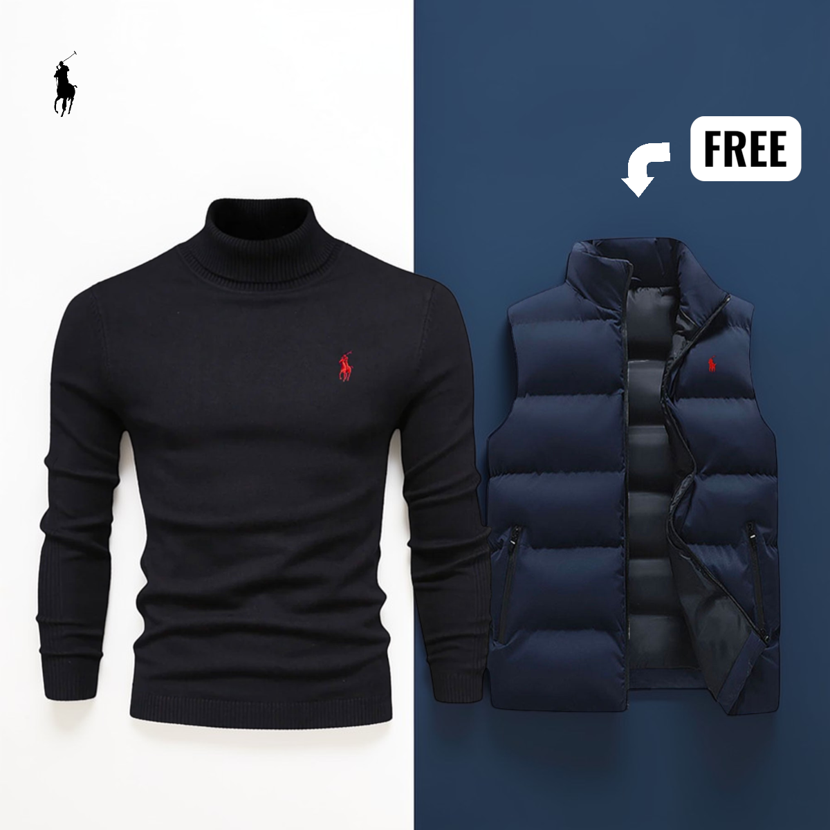 Kingsley RL™ | Knit Gilet + Free Sweater – Clearance Sale