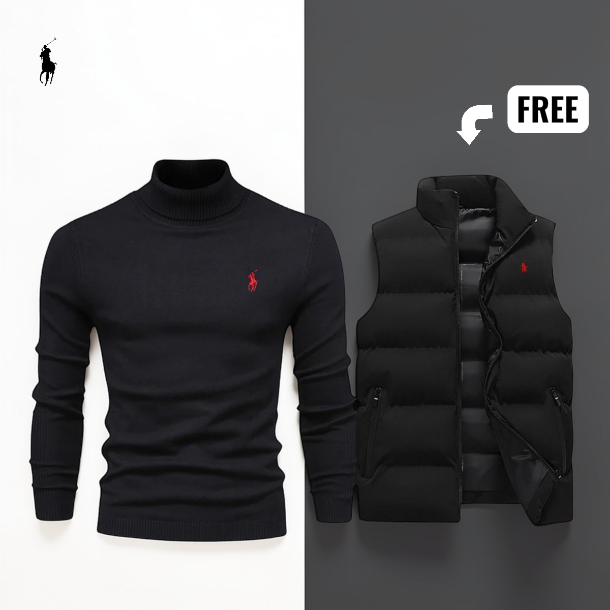 Kingsley RL™ | Knit Gilet + Free Sweater – Clearance Sale