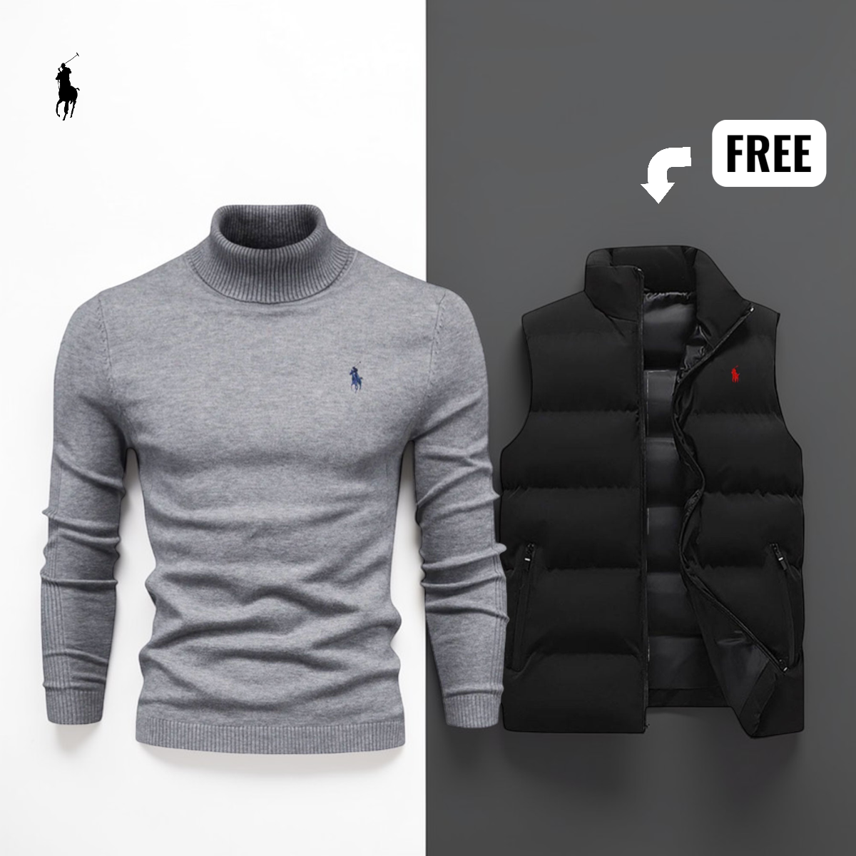 Kingsley RL™ | Knit Gilet + Free Sweater – Clearance Sale