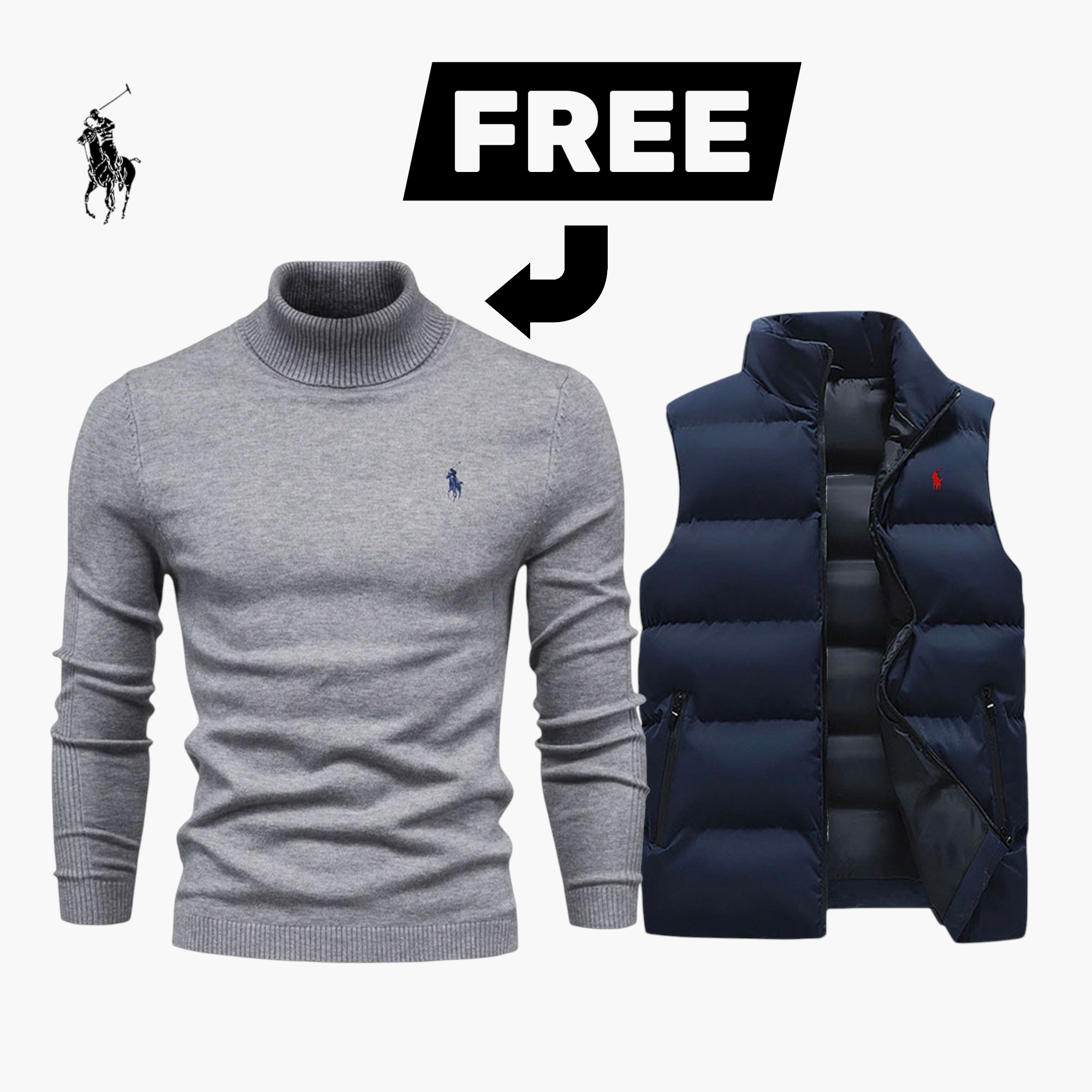 Kingsley RL™ | Knit Gilet + Free Sweater – Clearance Sale
