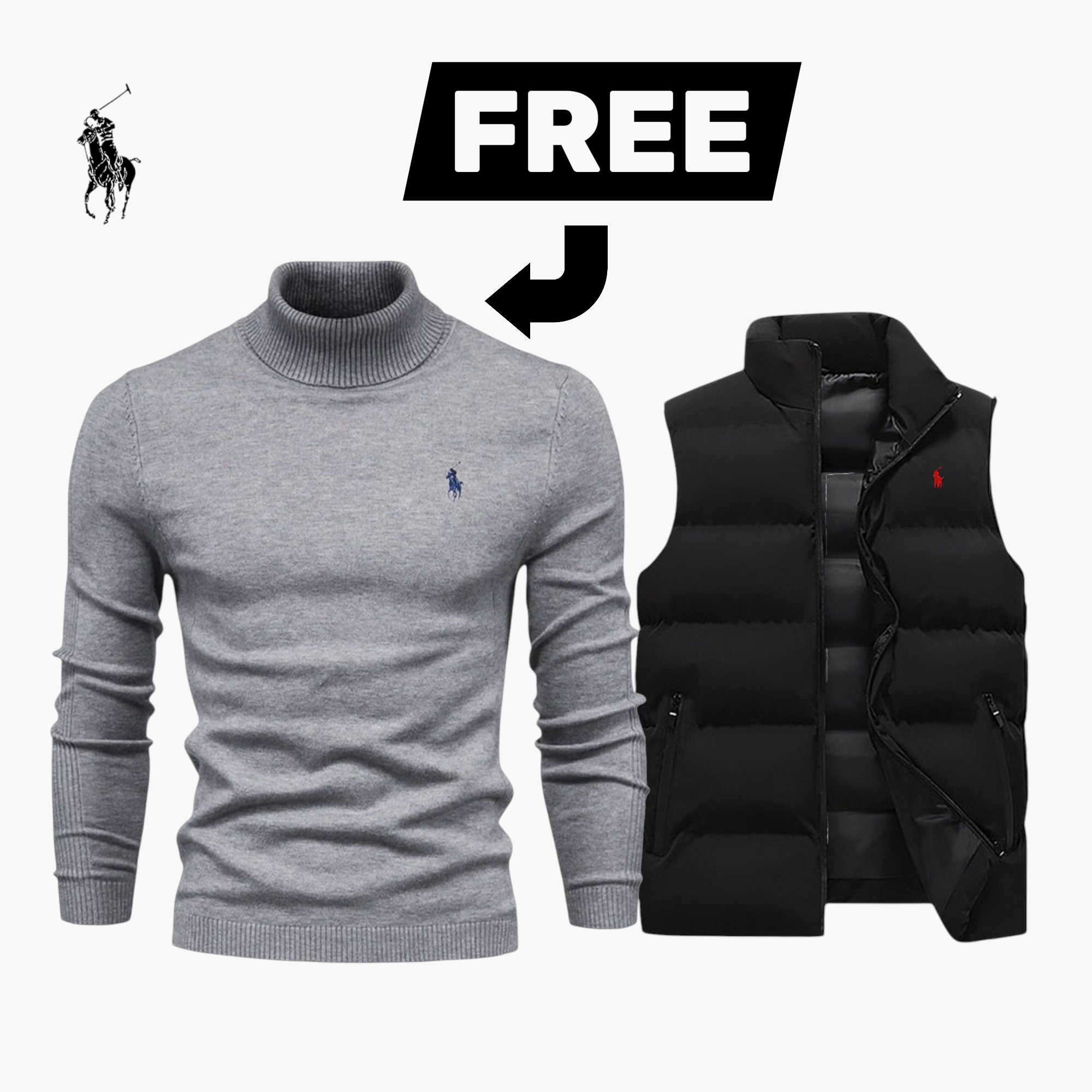 Kingsley RL™ | Knit Gilet + Free Sweater – Clearance Sale