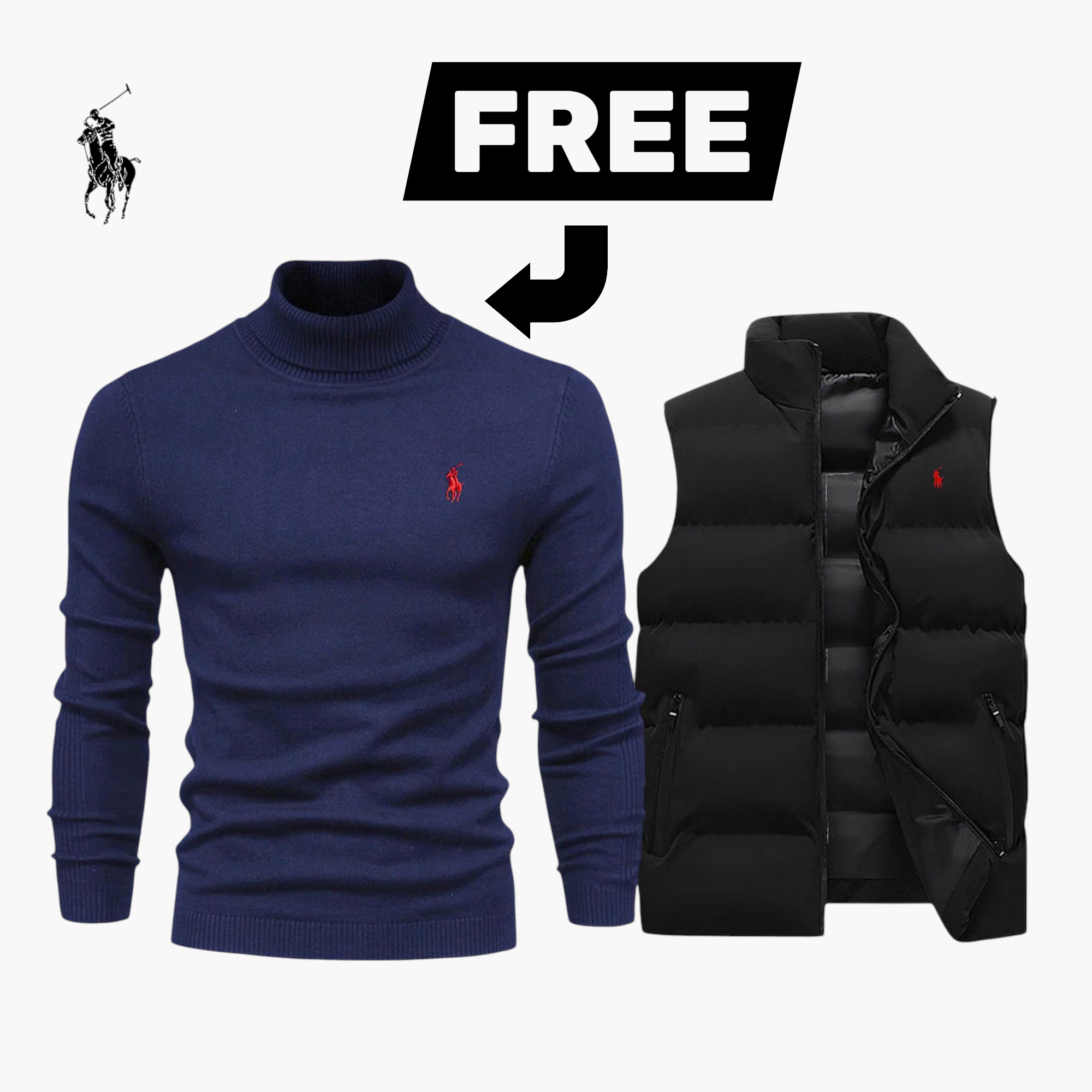 Kingsley RL™ | Knit Gilet + Free Sweater – Clearance Sale